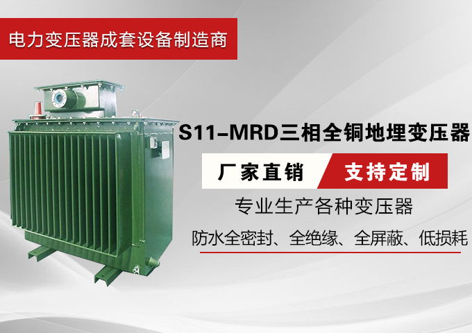 S11-MRD三相全铜 地埋变压器 厂家直供
